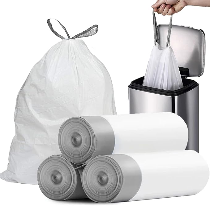 Small Trash Bags 4 Gallon by PACCOLYN