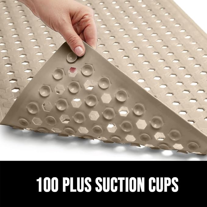 GORILLA GRIP Patented Square Shower Stall Mat, Small Bathtub Floor Mats - Image 7