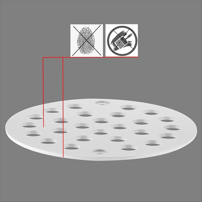 4-Inch Screw-in Shower Strainer Drain Cover Replacement Floor Strainer - Image 4