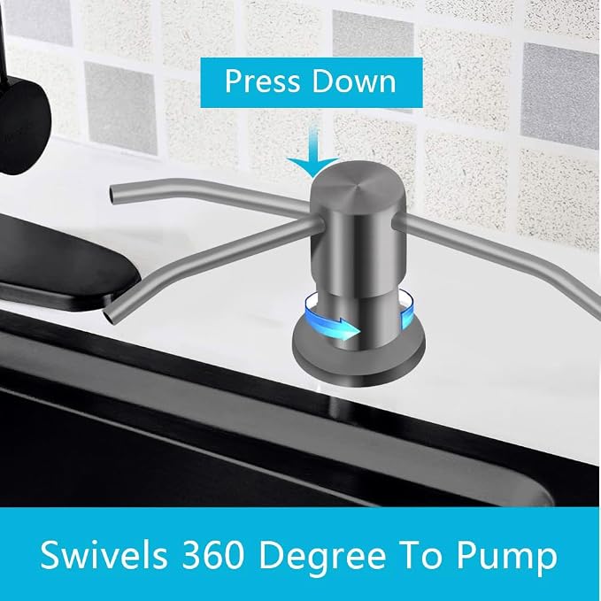 Soap Dispenser for Kitchen Sink, in Sink Soap Dispenser Pump, Say Goodbye to - Image 2