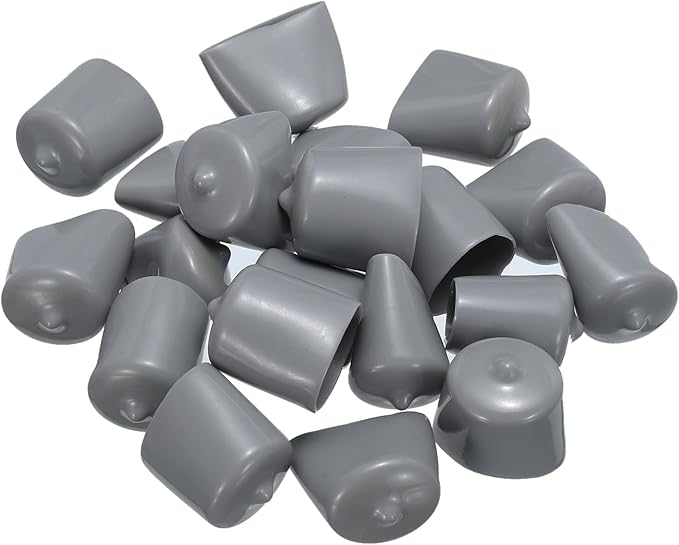 uxcell 20pcs Rubber End Caps 22mm ID Vinyl PVC Round Tube Bolt Cap Cover Screw - Image 4