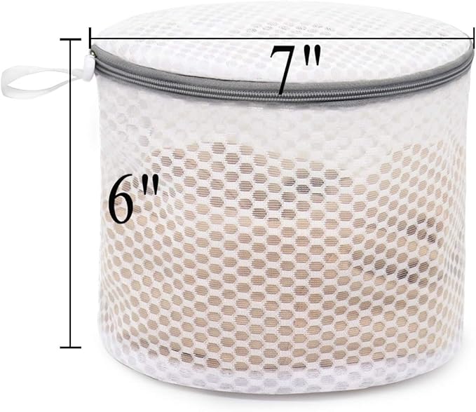 Muchfun 3Pcs Bra Wash Bags, Honeycomb Mesh Laundry Bags - Image 6
