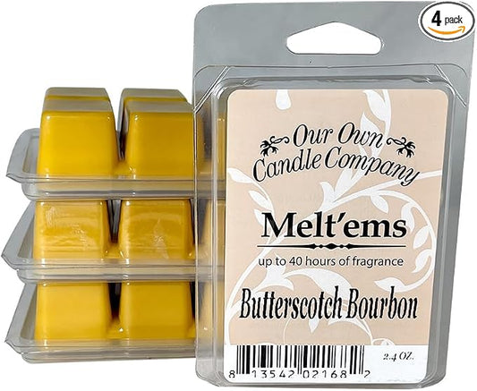 Our Own Candle Company Premium Wax Melt, Butterscotch Bourbon Scent, 6 Cubes by OurOwnCandleCompanycandles