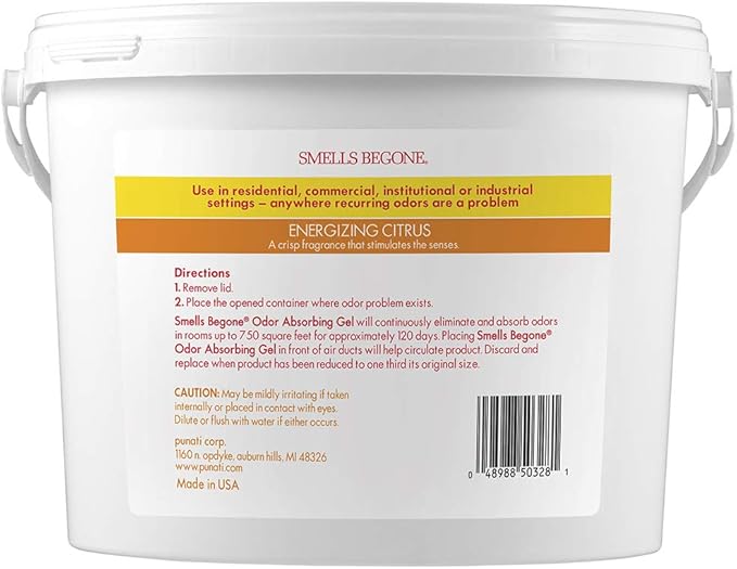 SMELLS BEGONE 1-Gallon Odor Absorber Gel - Image 3