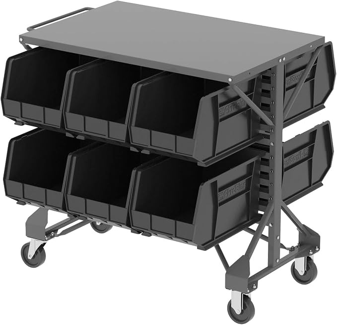 Akro-Mils 30260 AkroBins Plastic Storage Bins, Space-Saving Stackable Bins - Image 6