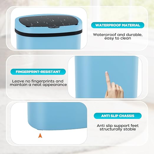 Automatic Motion Sensor Bathroom Trash Can - Image 3