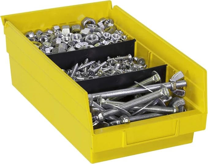 Akro-Mils 30130 Plastic Shelf Bins, Heavy Duty Storage Bins