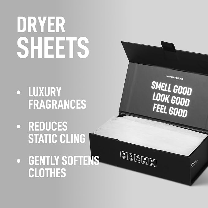 Laundry Sauce - Laundry Dryer Sheets, Luxury Fragrance, Contains Essential Oils - Image 2