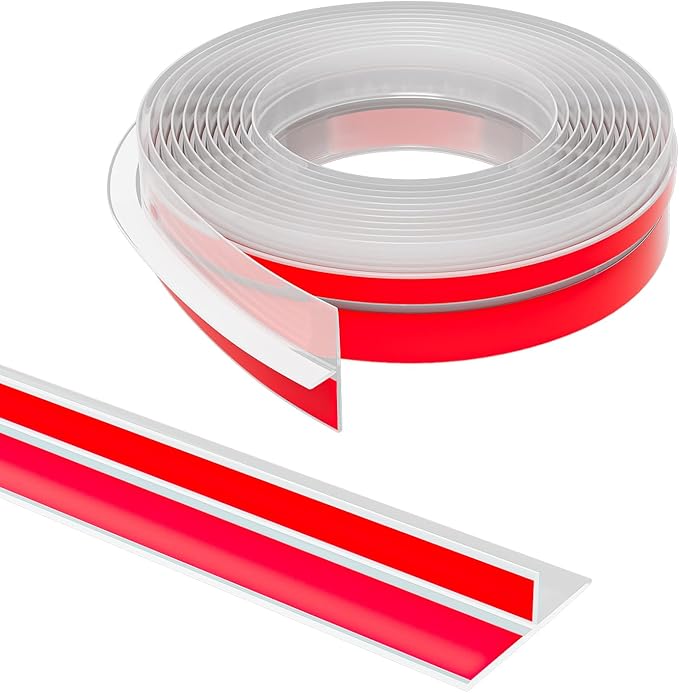 T-Shaped Door Draft Stopper, 1.37 in x 40 Ft Silicone Seal Strip by Elvone