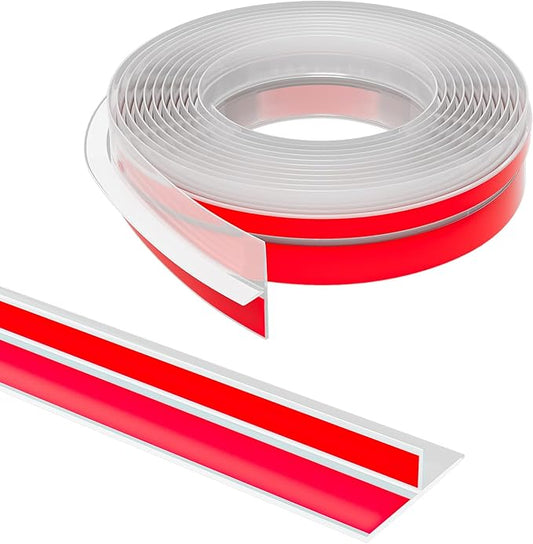 T-Shaped Door Draft Stopper, 1.37 in x 40 Ft Silicone Seal Strip by Elvone