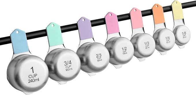 Spring Chef Magnetic Stainless Steel Measuring Cups, Kitchen Tools - Image 9