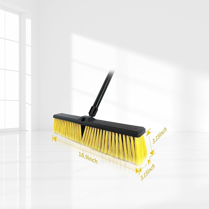4PCS Push Broom Head Outdoor Large Stiff Bristle Broom Head - Image 5
