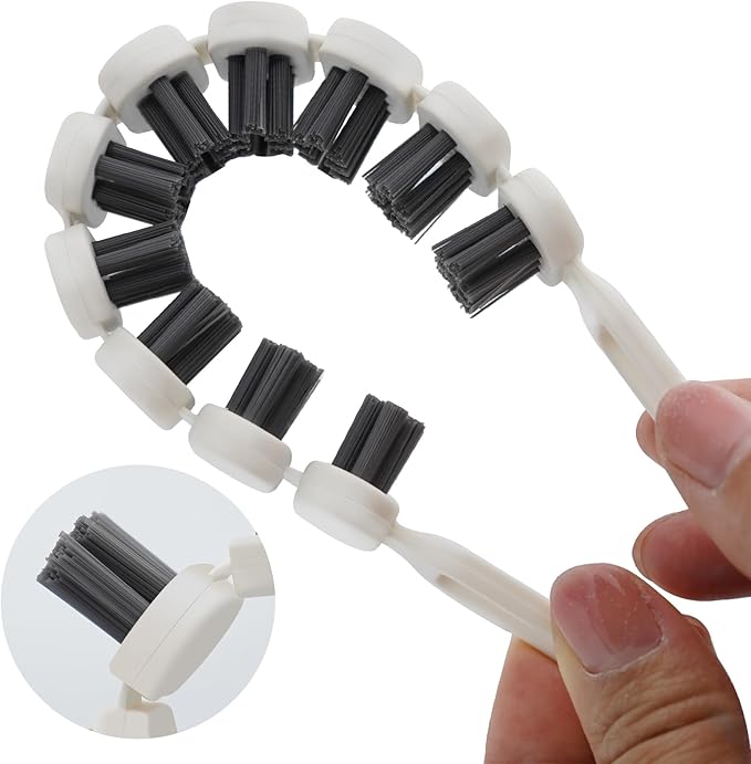 Crevice Cleaning Brush, Hard Bristle Grout Brush Gap Cleaner Tool - Image 2