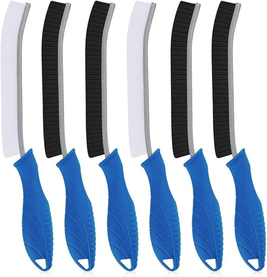 Hard Bristle Crevice Cleaning Brush-Thin Gap Scrub Brush, Small Cleaning Brush by TQRR