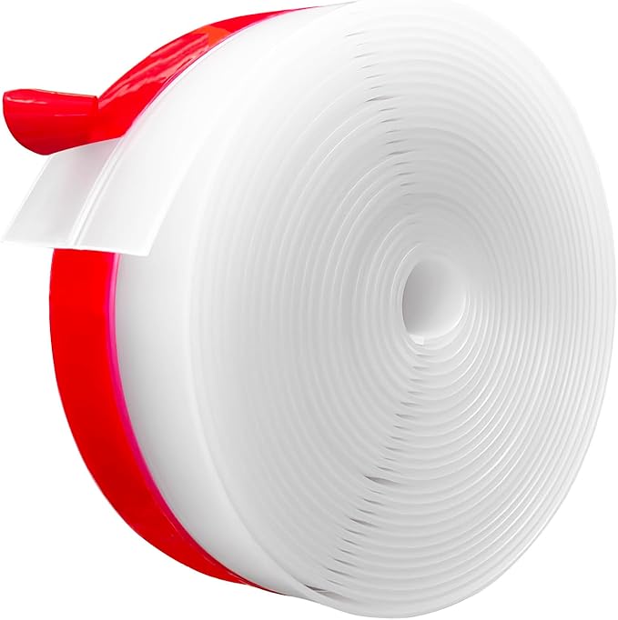 Silicone Weather Stripping, 3 inch x 20 Ft Door Draft Stopper Window Seal Strip by Noabaco