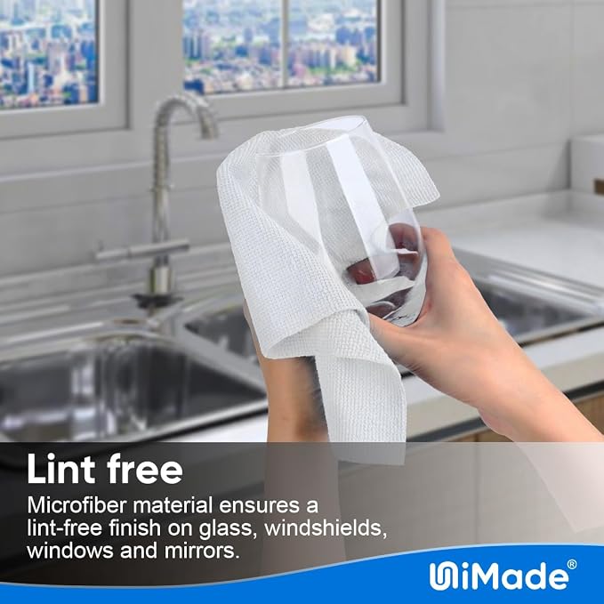 Shop Towel Rag, 200 Pack Reusable Rags Bulk Microfiber Cleaning Cloth Lint Free - Image 4