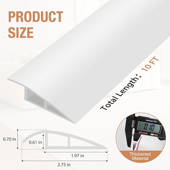 Floor Transition Strip Self Adhesive Vinyl Door Threshold - Image 5