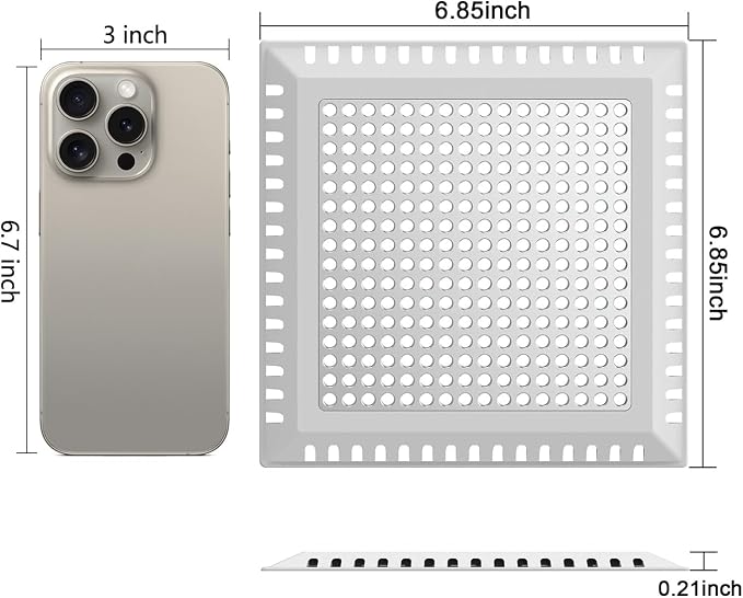 Shower Drain Hair Catcher/Drain Strainer/Shower Drain Cover - Image 2