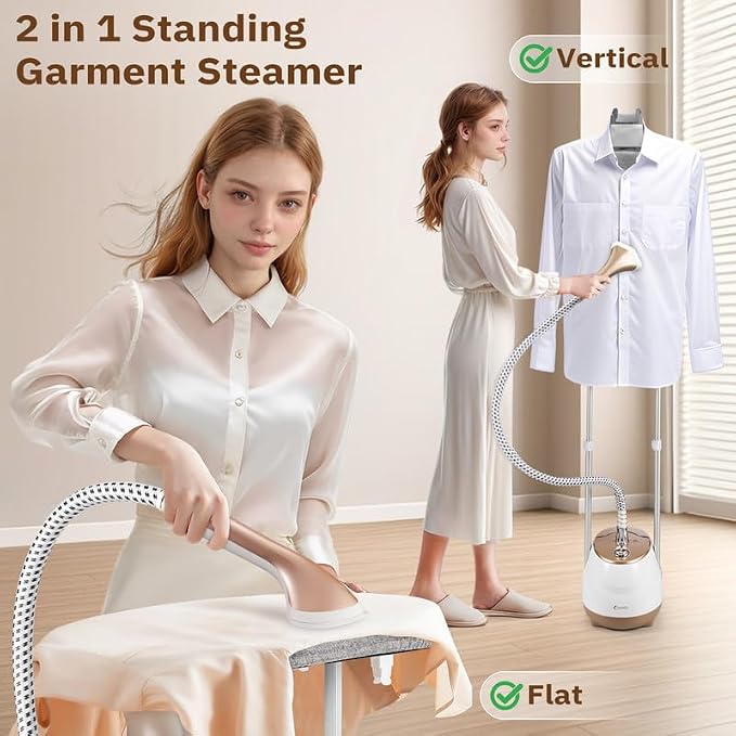 Steamer for Clothes, 1800W Standing Garment Steamer - Image 3