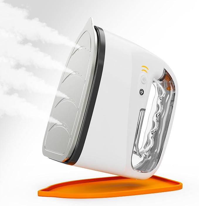 Mini Steamer＆Iron 2 in 1 Garment Steamer, Portable Travel Size Steam Iron by UWTLFCE