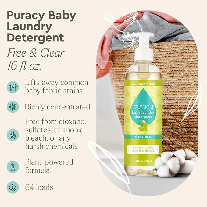 Puracy Liquid Baby Laundry Detergent - Image 2