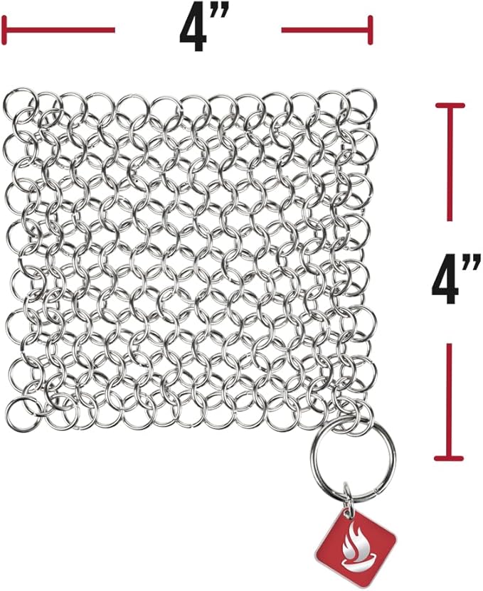 Knapp Made Original CM Scrubber 4" Chainmail Scrubber - Image 2