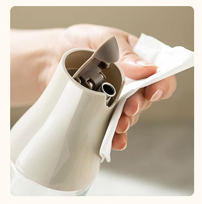 2 Pack Oil Dispenser for Kitchen, Auto Flip Non-Drip Design, Leak Proof - Image 7
