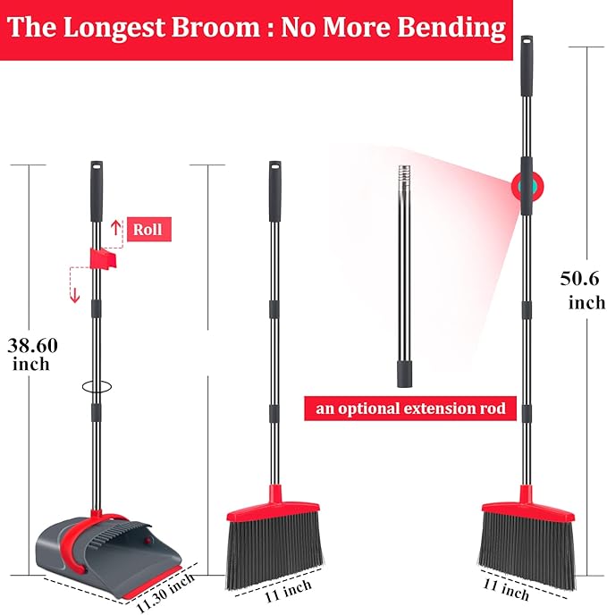 Broom and Dustpan Set, Broom - Image 2