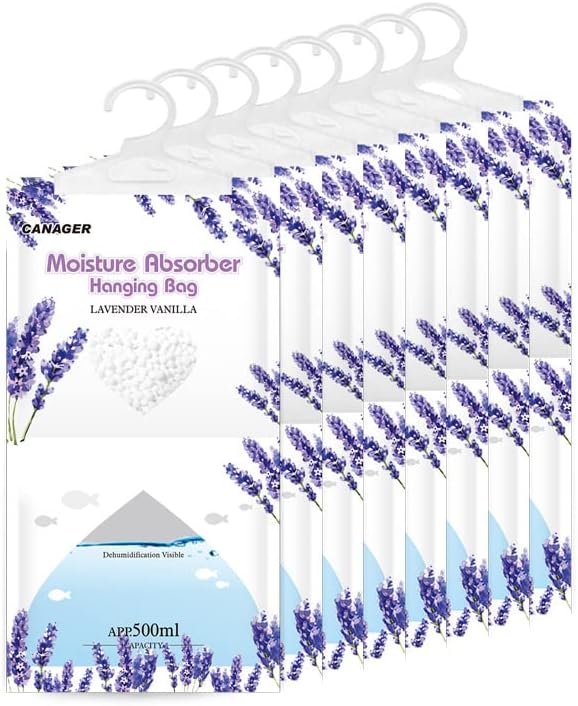 CANAGER Hanging Moisture Absorber, Lavender Vanilla Moistureproof Hanging by CANAGER