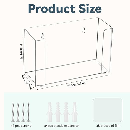 2 Packs Acrylic Glove Holder for Wall Mount - Image 3