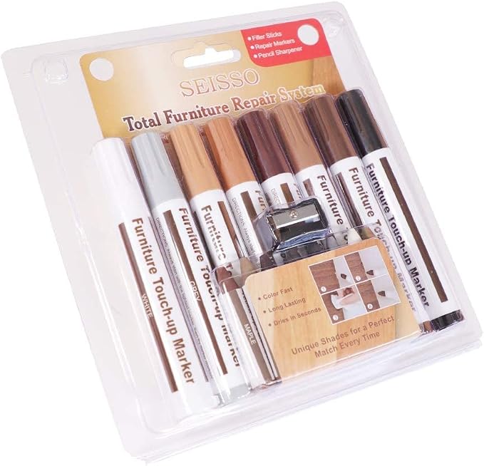 DEWEL Furniture Markers Touch Up, Upgrade Wooden Furniture Repair Kit, Premium - Image 4