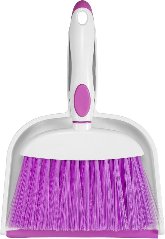 NACENA Small Dust Pan and Brush Set, Mini Broom and Dustpan Set Small Hand by NACENA