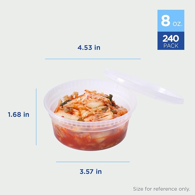 Karat Clear PP Injection Molded Round Deli Containers - Image 4