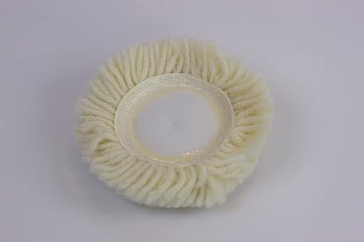 PMD Products 5pk 3" Inch Buffer Polish Pads Long Natural Wool Hook and Loop - Image 7