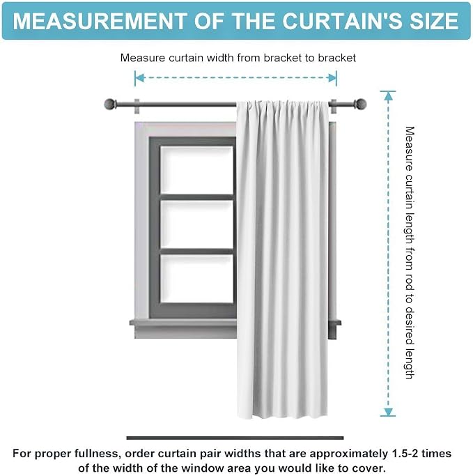 RYB HOME Decorative Curtain Drapes - Image 7