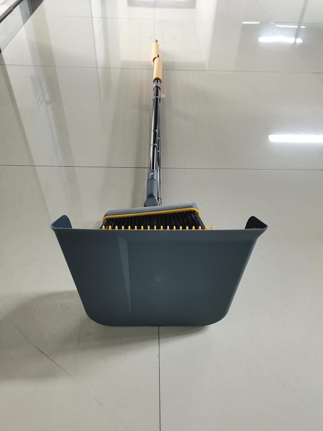 JEHONN Broom and Dustpan Set for Home, 54 Inches Long Handle Lightweight 180 - Image 10
