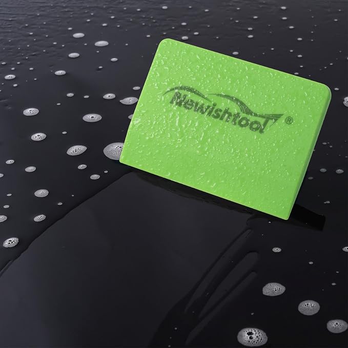 NEWISHTOOL Soft Silicone Squeegee, Small V-Blade Scraper - Image 2