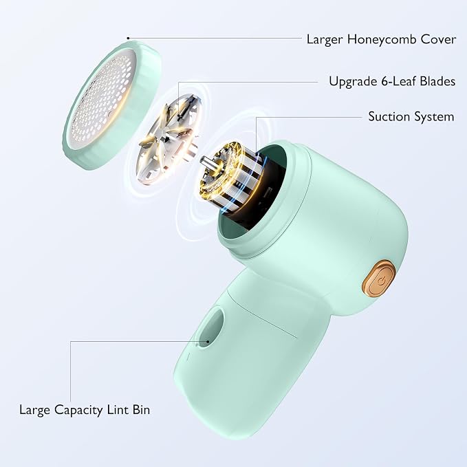Rechargeable Fabric Shaver, Electric Lint Remover - Image 3
