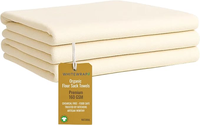 WHITEWRAP Flour Sack Towels| Tea Towel by WHITEWRAP
