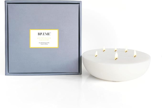 New BLUEME Wellness Candle Wax Refill, Contains Essential Oil, Sustainable by BluemeFragrances