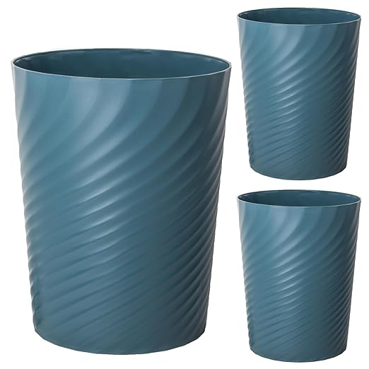 UUJOLY Plastic Small Trash Can Wastebasket, Garbage Container Basket by UUJOLY