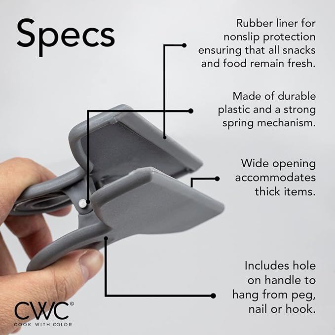 COOK WITH COLOR Bag Clips - Image 2