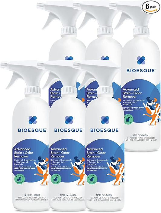Bioesque Advanced Stain + Odor Remover, Pet-Friendly Natural Enzymatic & by Bioesque