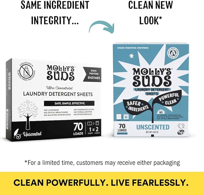 Molly’s Suds Laundry Detergent Sheets | Gentle on Sensitive Skin, Powerful - Image 2