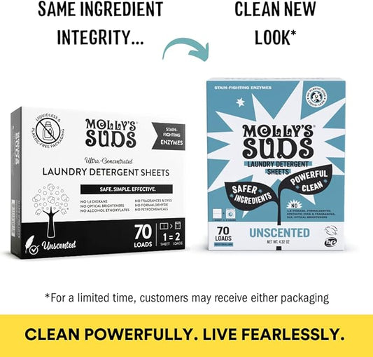 Molly’s Suds Laundry Detergent Sheets | Gentle on Sensitive Skin, Powerful - Image 2