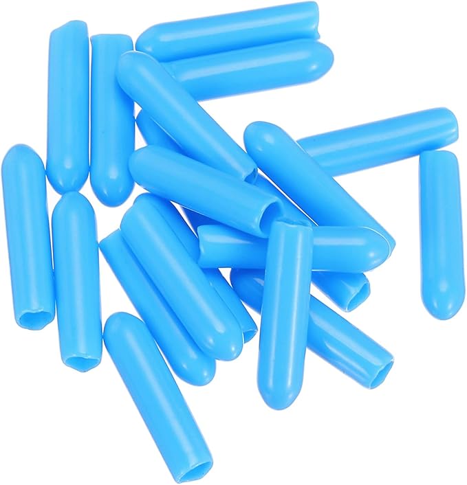 uxcell 20pcs Rubber End Caps 3mm ID Vinyl PVC Round Tube Bolt Cap Cover Screw - Image 4