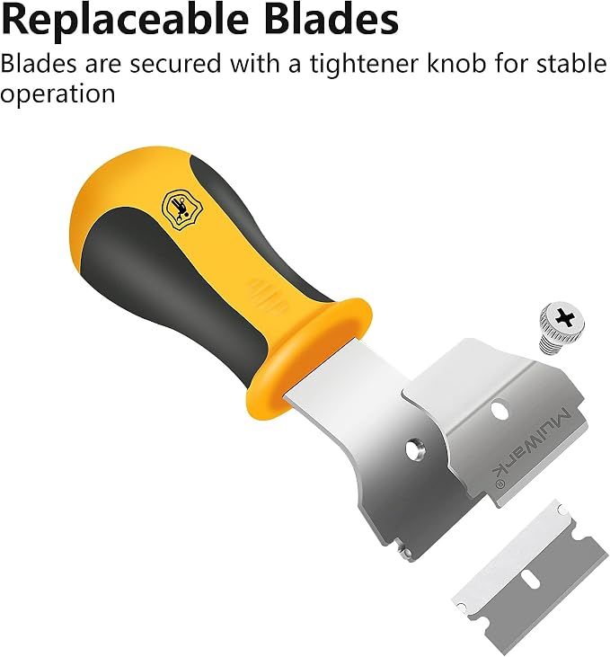 MulWark Razor Blade Scraper, 4 Handles Razor Scraper Set - Image 6