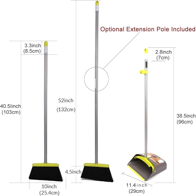 TreeLen Broom and Dustpan Set, TreeLen Broom - Image 2