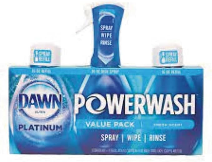 Dawn Platinum Powerwash Dish Spray Soap, Fresh Scent Refill- 16oz by Dawn
