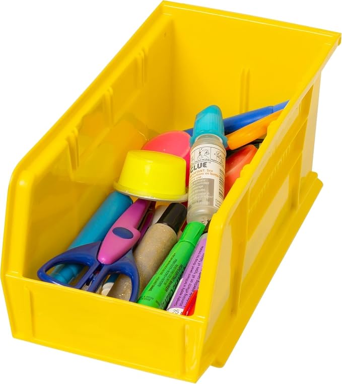 Akro-Mils 30230 AkroBins Plastic Storage Bins, Space-Saving Stackable Bins